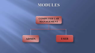 Online computer lab management system | PPTX