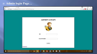 Online computer lab management system | PPTX | Web Development | Internet