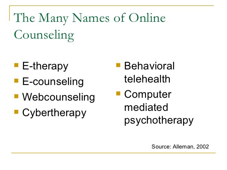 online counseling services
