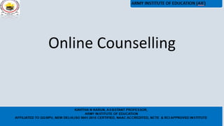Online Counselling
 