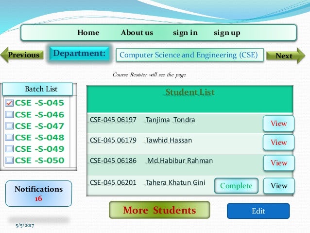 Online course registration system development software engineering pr…