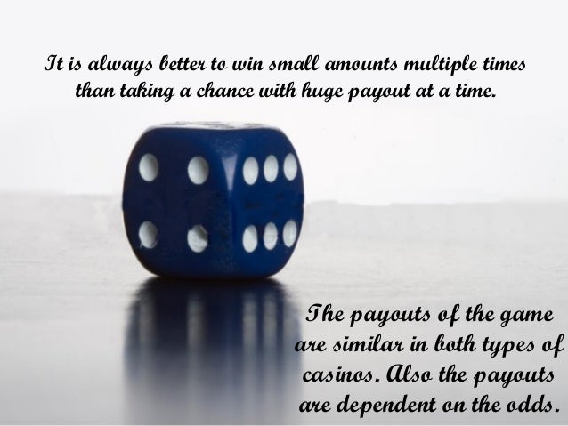 Real craps results