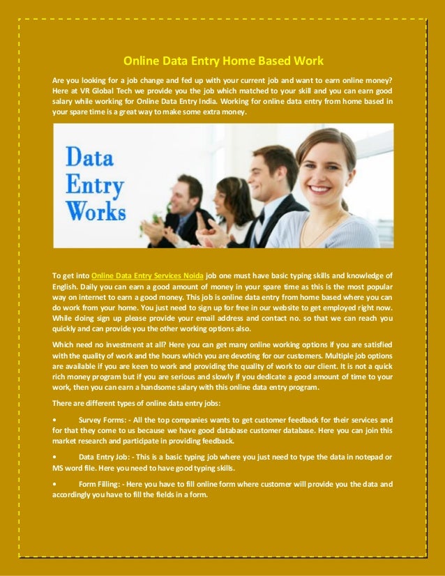 Home based online research jobs