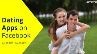 Dating
Apps on
Facebook
Jun 01, 2015 – Aug 31, 2015
 
