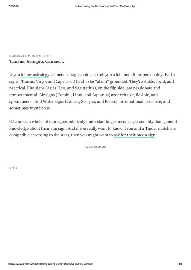 Refinery29 online dating
