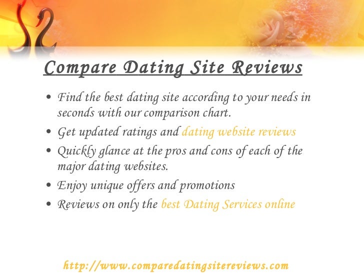 Online Dating Sites Comparison Chart