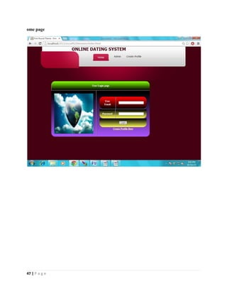 47 | P a g e
ome page
 