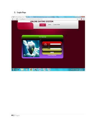 49 | P a g e
2. Login Page
 