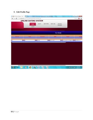 52 | P a g e
5. Edit Profile Page
 