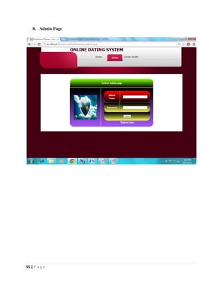 55 | P a g e
8. Admin Page
 