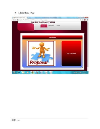 56 | P a g e
9. Admin Home Page
 