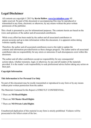 Online Dating Wingman Basic  Report