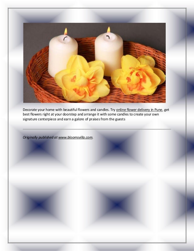 Online Delivery Of Flowers And Candles
