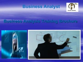 Business Analysis Training Brochure
Business Analyst
 