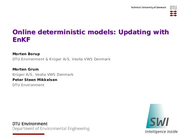 online deterministic models updating with enkf deterministic models