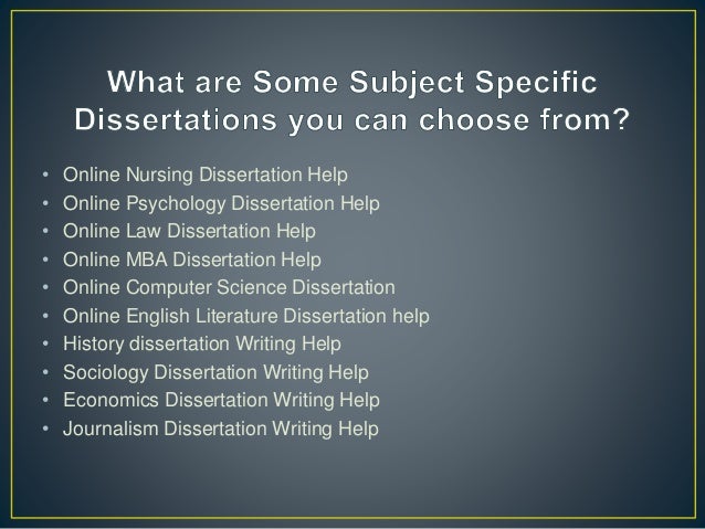 English literature dissertation subjects