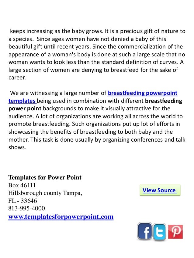 online download breast feeding powerpoint template