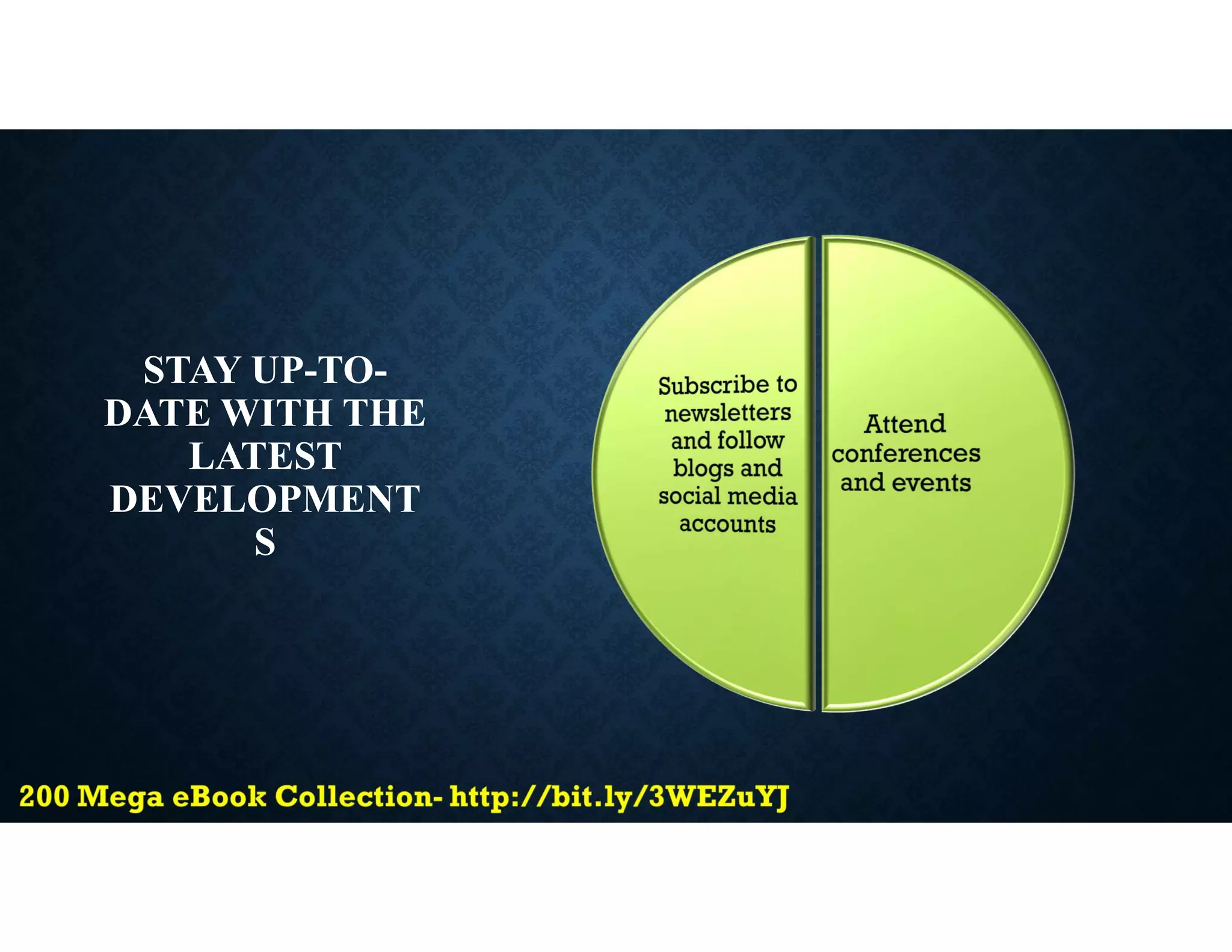 STAY UP-TO-
DATE WITH THE
LATEST
DEVELOPMENT
S
 