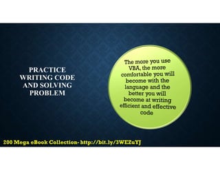 PRACTICE
WRITING CODE
AND SOLVING
PROBLEM
 