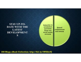 STAY UP-TO-
DATE WITH THE
LATEST
DEVELOPMENT
S
 