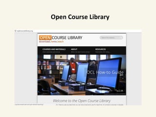 Open Course Library
 