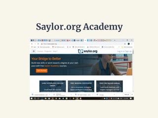 Saylor.org Academy
 