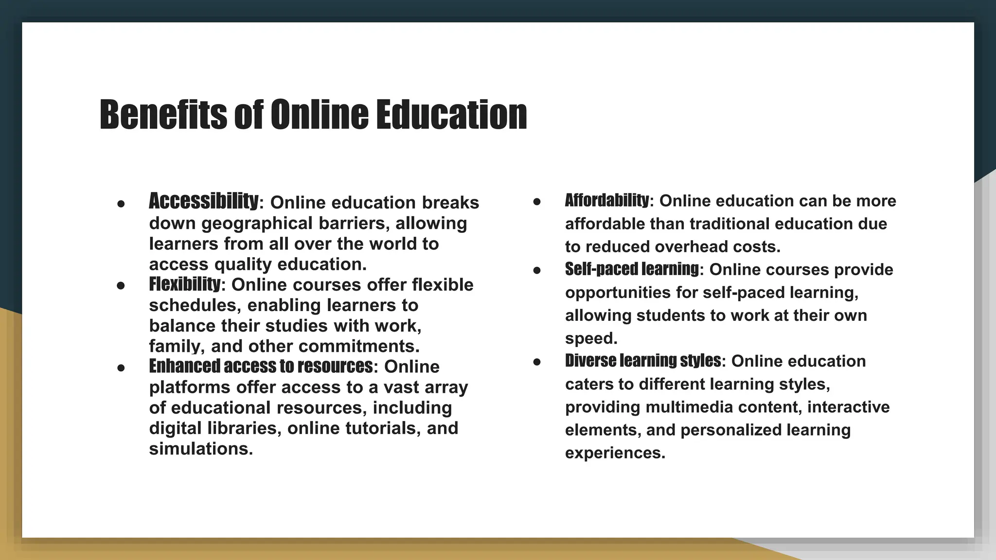 Online Education: Revolutionizing Learning for the Modern Era | PPT