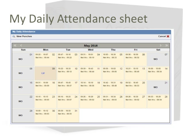 online employee attendance management leave management system