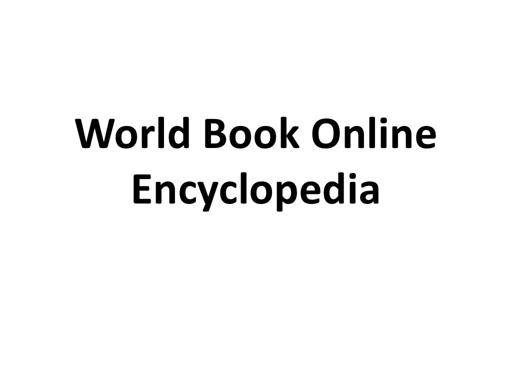 Online Encyclopedias