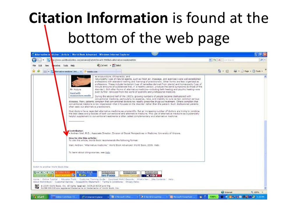 Online Encyclopedias