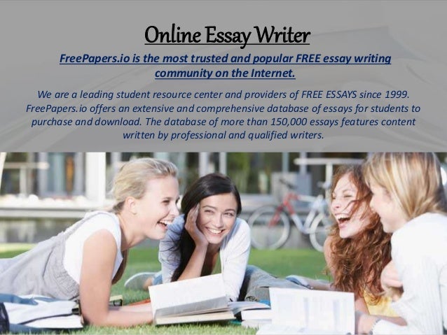 Online essay writer