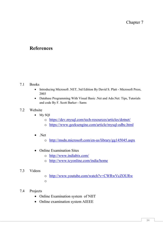 literature review on online examination system pdf