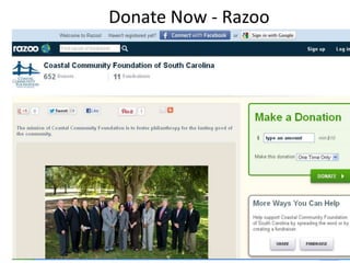 Donate Now - Razoo




                     38
 