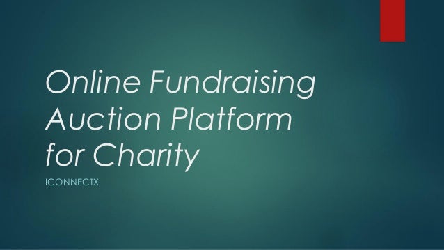 Online Fundraising Auction Platform For Charity