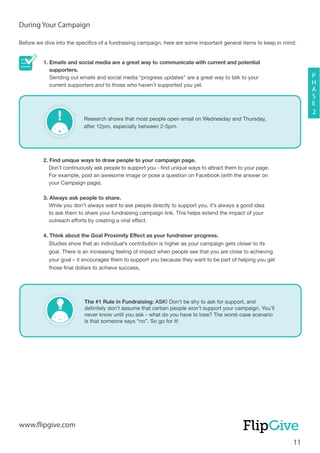 Fundraising Progress Guide FlipGive's Online Fundraising Guide | PDF