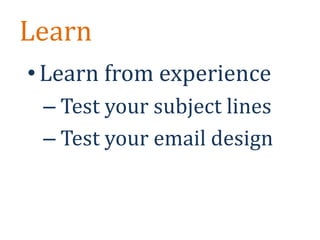 RevenueEmailStatisticsBest PracticesGrowing Your List