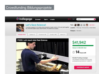 Crowdfunding Bildungsprojekte!




                                 50	
  
 