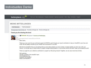 Individuelles Danke!




                       85	
  
 