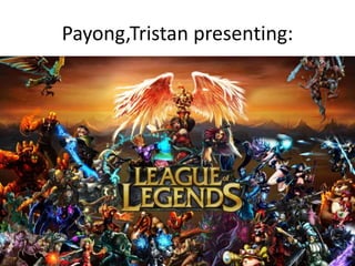 Payong,Tristan presenting: 
 