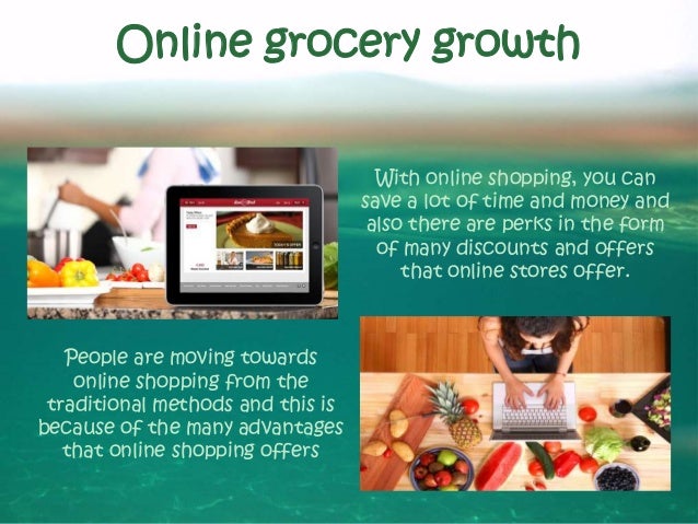 ppt presentation on online grocery store