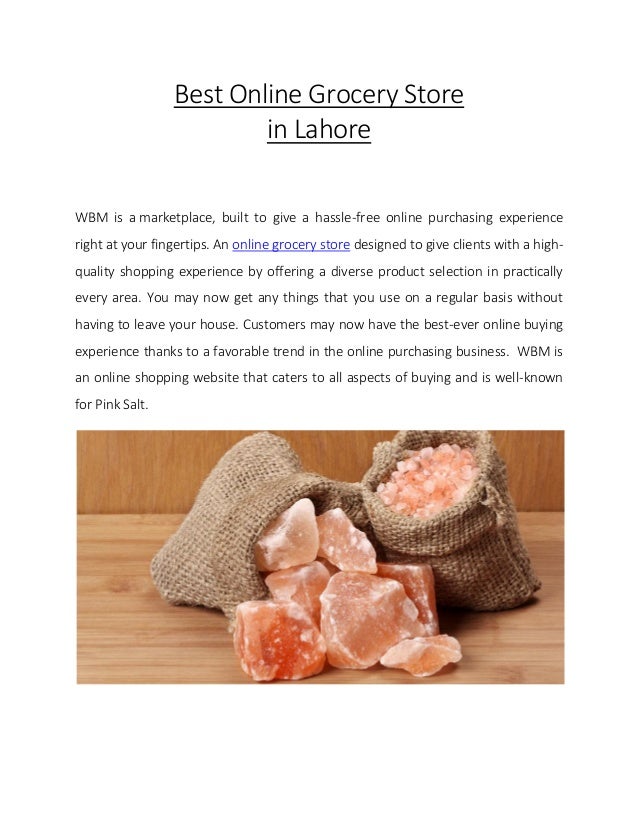 Best Online Grocery Store in Lahore