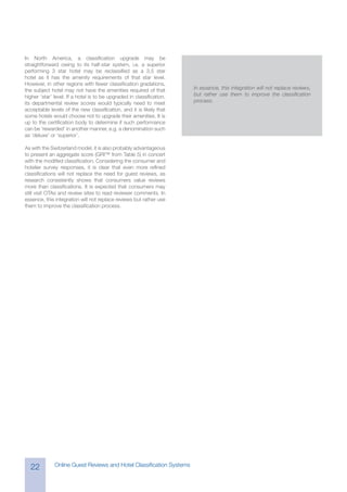 UNWTO Report: Online guest reviews and hotel classification sytems | PDF