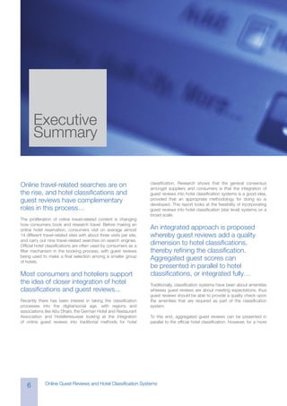 UNWTO Report: Online guest reviews and hotel classification sytems | PDF