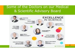 !28
Some of the Doctors on our Medical
& Scientific Advisory Board
 