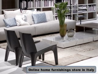 Online home furnishings store in Italy
 