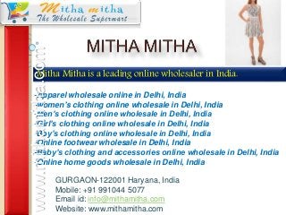 Online home goods wholesale in delhi, india