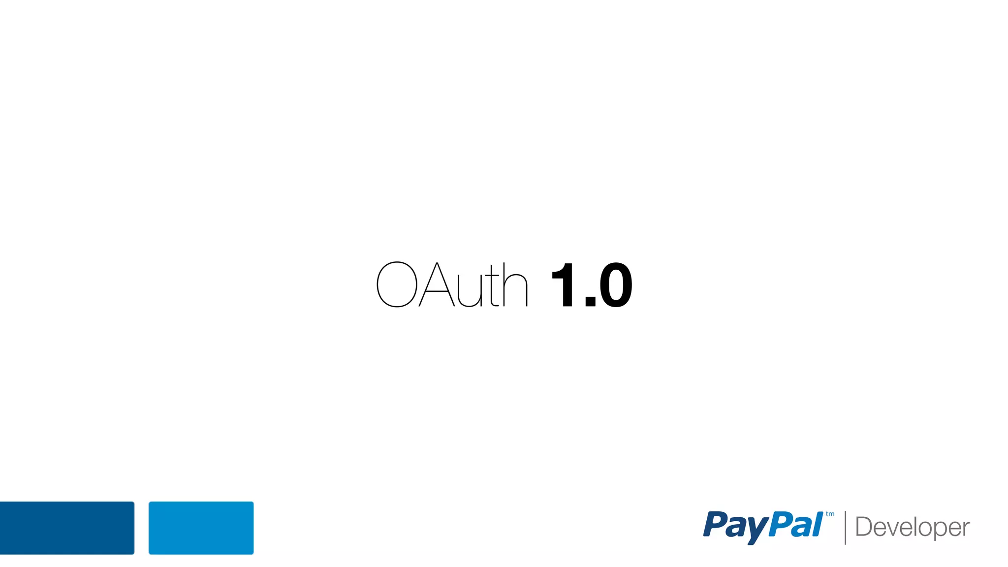 OAuth 1.0

 