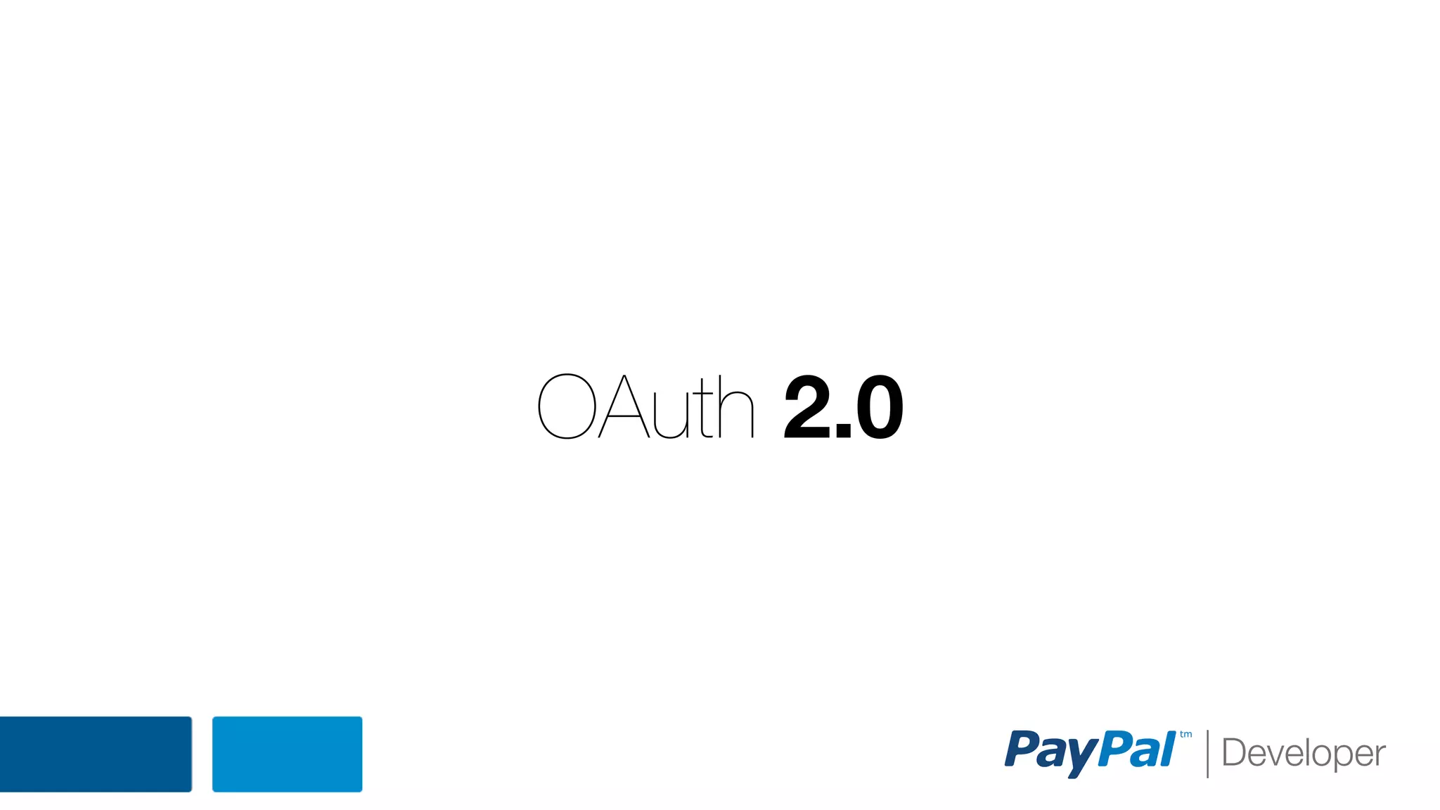 OAuth 2.0

 