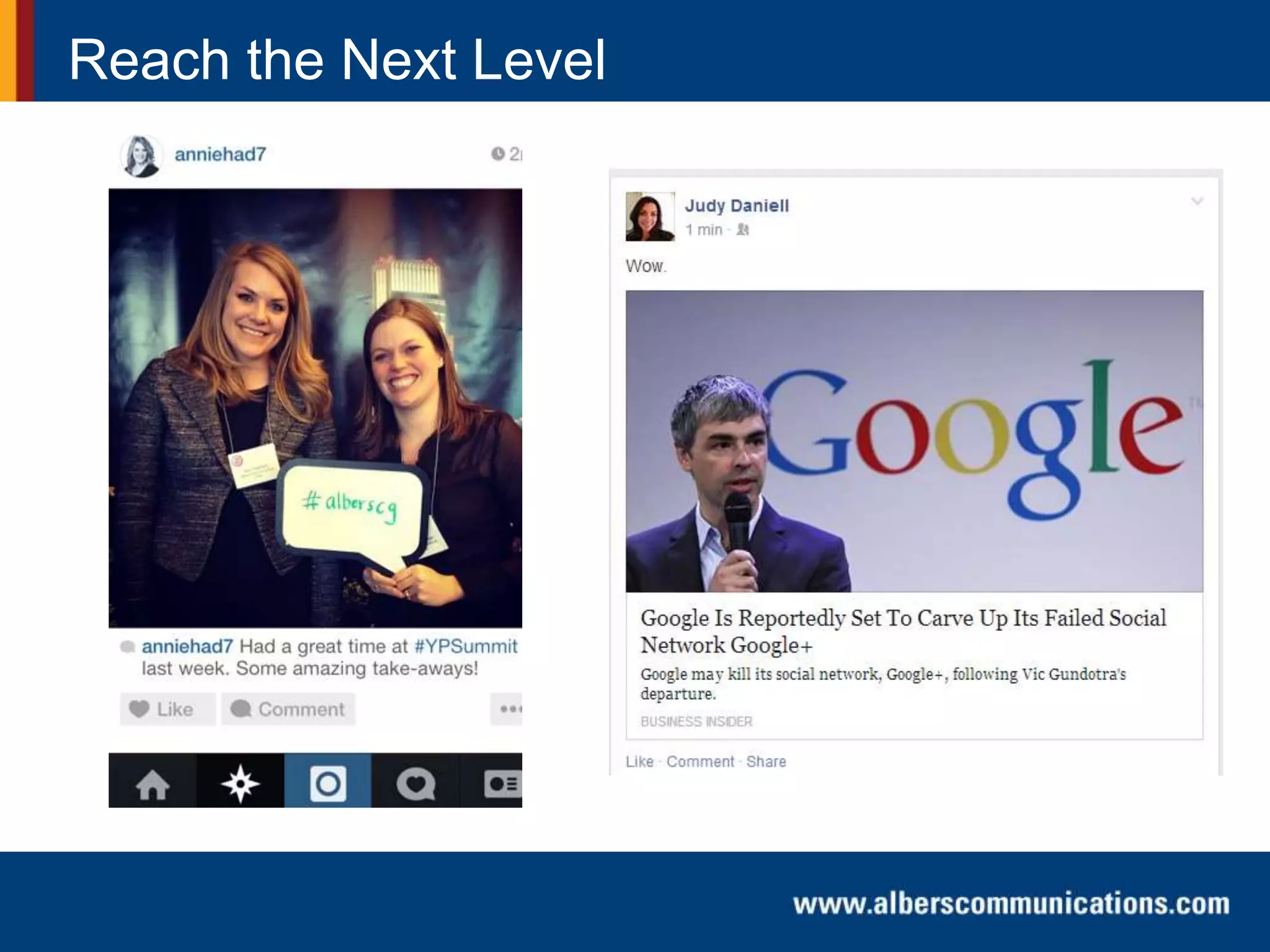 Reach the Next Level
 