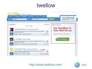 twellow http://www.twellow.com/ 